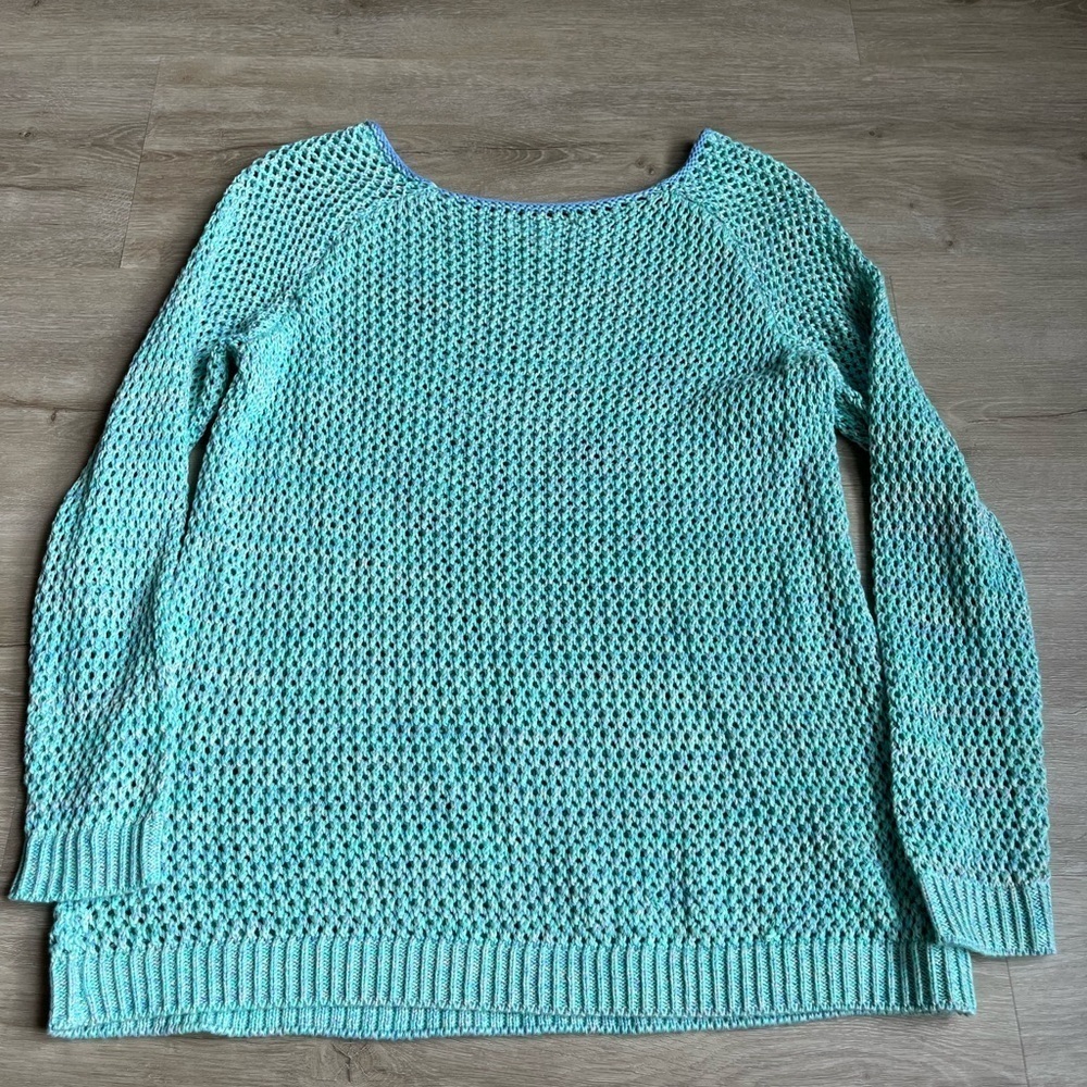 JohnPaulRichard Open Knit Sweater sz L - Picture 7 of 7